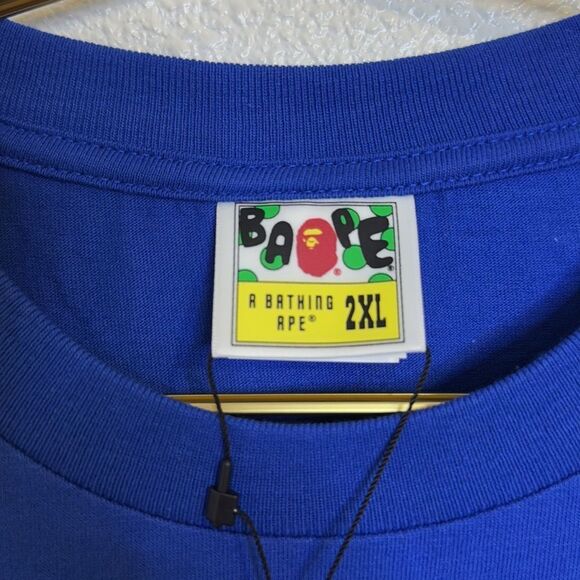 NWT- BAPE -Shark Tee- Dark Blue- Size XXL - Picture 8 of 13